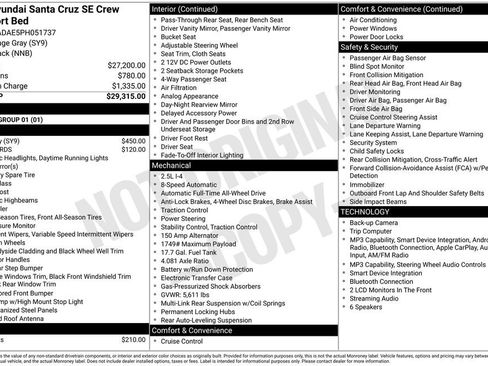 Certified 2023 Hyundai Santa Cruz SE AWD/4WD image 35