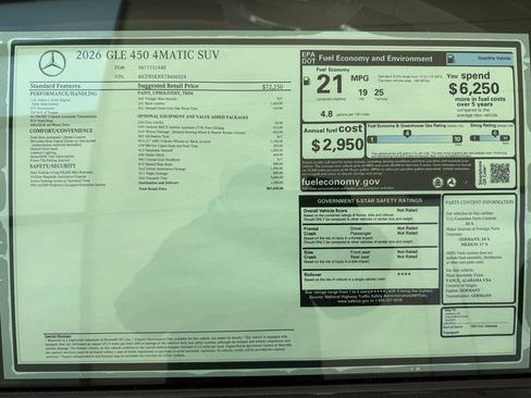 New 2026 Mercedes-Benz GLE 450 GLE 450 image 4