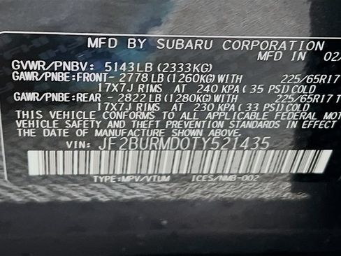 New 2026 Subaru Outback Wilderness AWD/4WD image 23