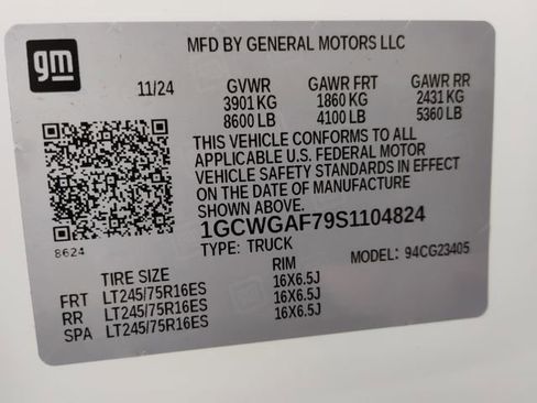 New 2025 Chevrolet Express 2500 WT w/ Driver Convenience Package image 18