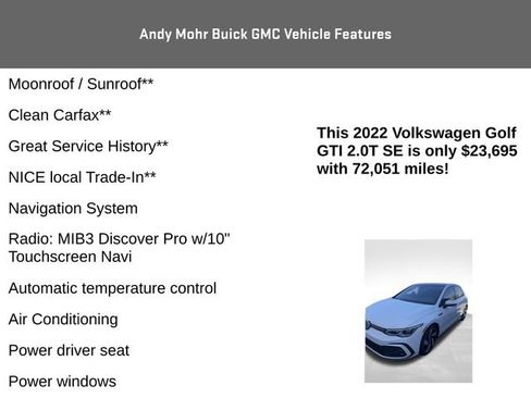 Used 2022 Volkswagen GTI SE image 4