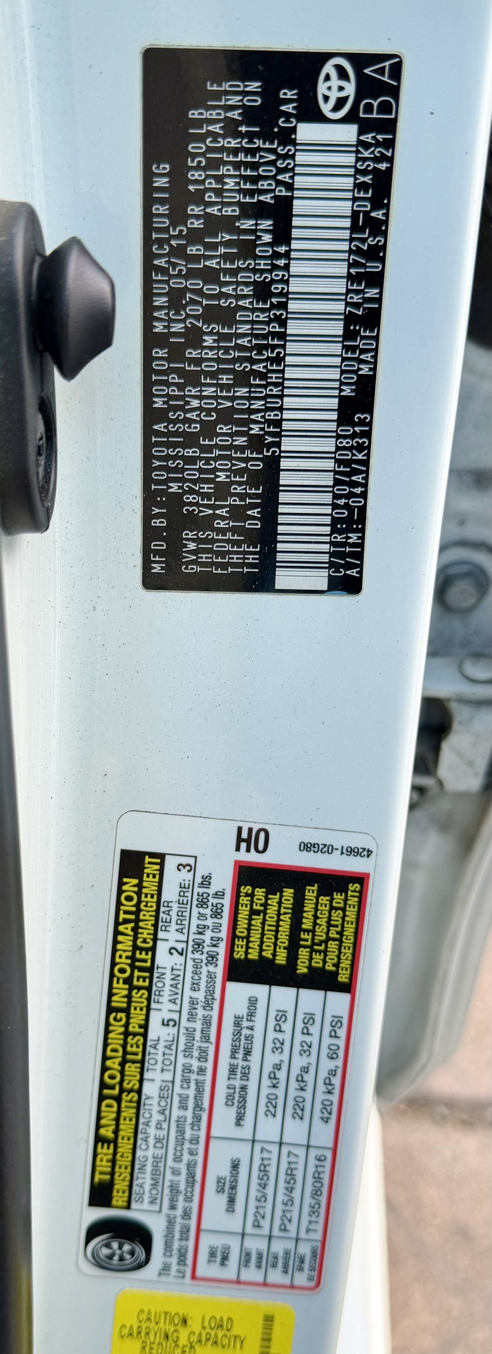 Used 2015 Toyota Corolla S w/ Protection Package FWD image 19