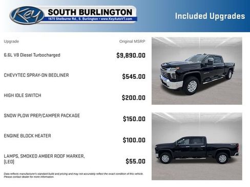 Used 2022 Chevrolet Silverado 2500 LTZ w/ Snow Plow Prep/Camper Package AWD/4WD image 3