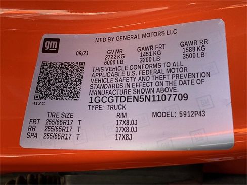 Certified 2022 Chevrolet Colorado Z71 w/ Safety Package image 43