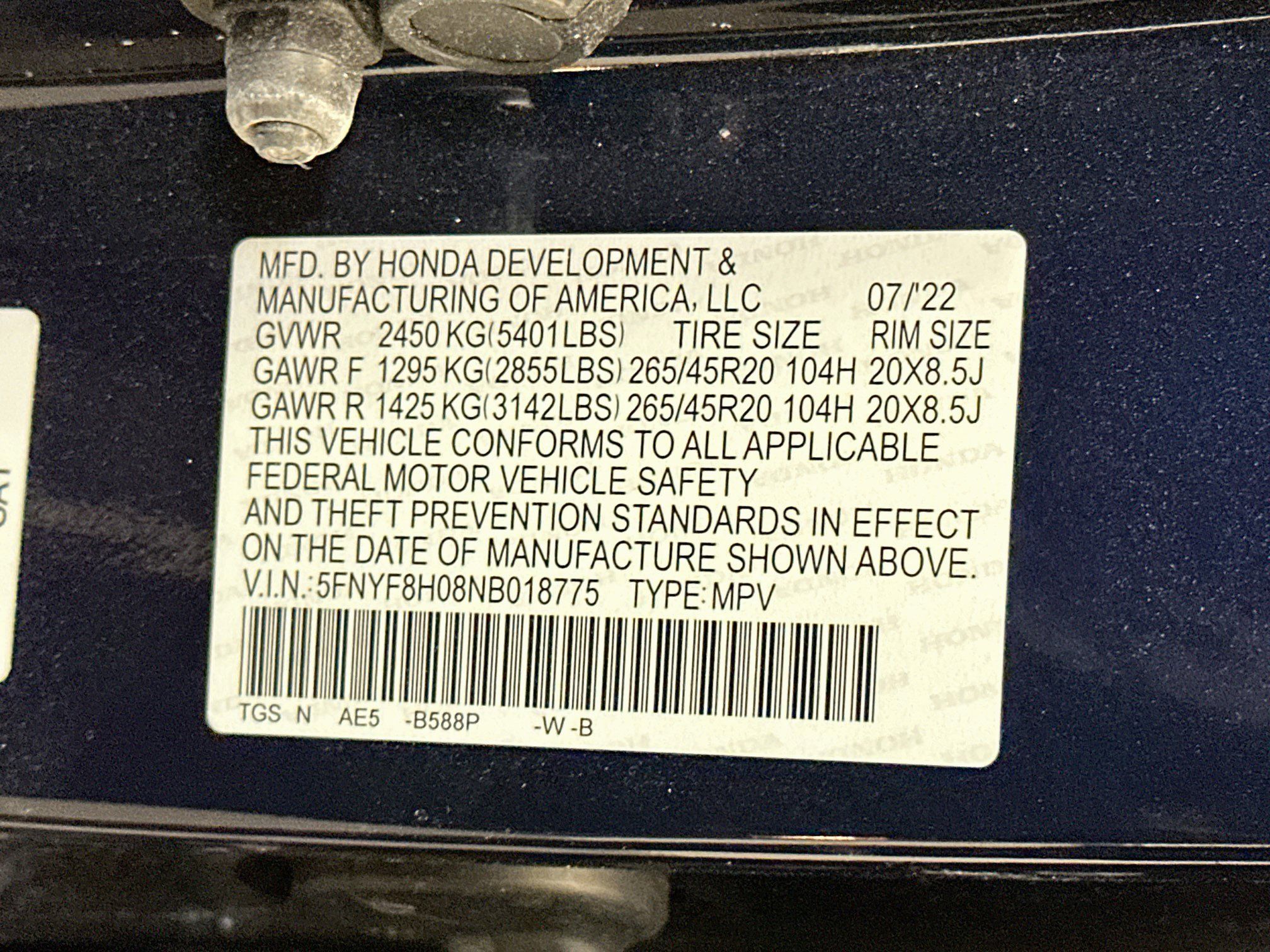 Used 2022 Honda Passport Elite image 12