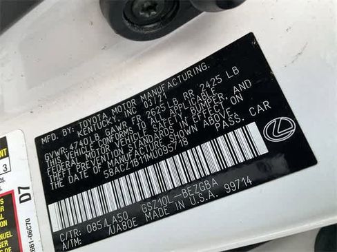 Used 2021 Lexus ES 350 w/ Accessory Package 2 image 20