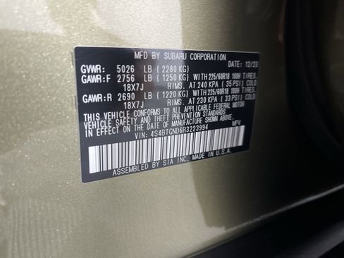 Certified 2024 Subaru Outback Limited XT image 12