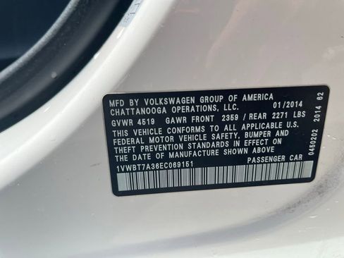 Used 2014 Volkswagen Passat 1.8T SE FWD image 15