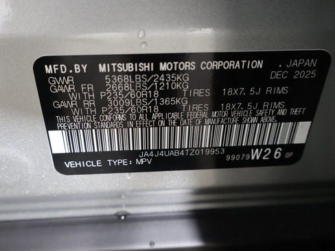 New 2026 Mitsubishi Outlander ES AWD/4WD image 44