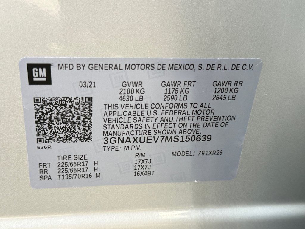 Used 2021 Chevrolet Equinox LT AWD/4WD image 27