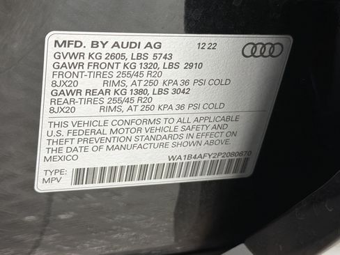 Certified 2023 Audi SQ5 Premium Plus w/ Premium Plus Package AWD/4WD image 27