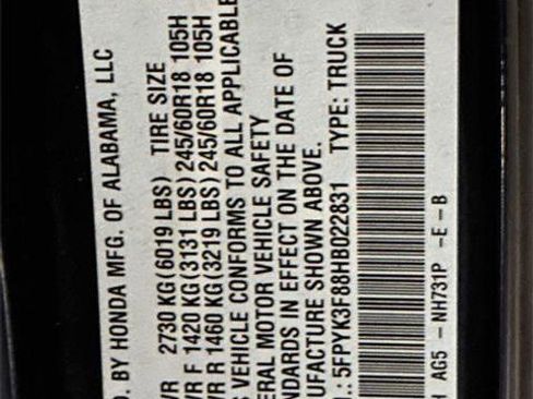 Used 2017 Honda Ridgeline Black Edition image 30