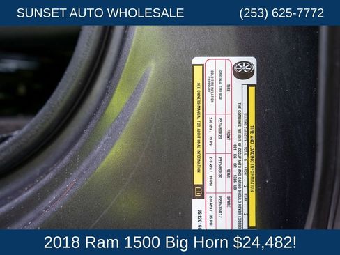 Used 2018 RAM 1500 Big Horn AWD/4WD image 31
