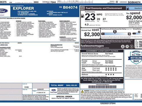 Used 2025 Ford Explorer ST-Line w/ ST-Line Street Pack AWD/4WD image 38