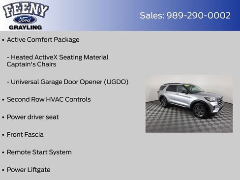 Certified 2025 Ford Explorer Active w/ Active Comfort Package AWD/4WD image 13