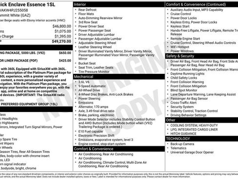 Used 2023 Buick Enclave Essence w/ Trailering Package, 5000 lbs. AWD/4WD image 31