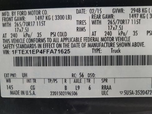 Used 2015 Ford F150 XL w/ Equipment Group 101A Mid image 33