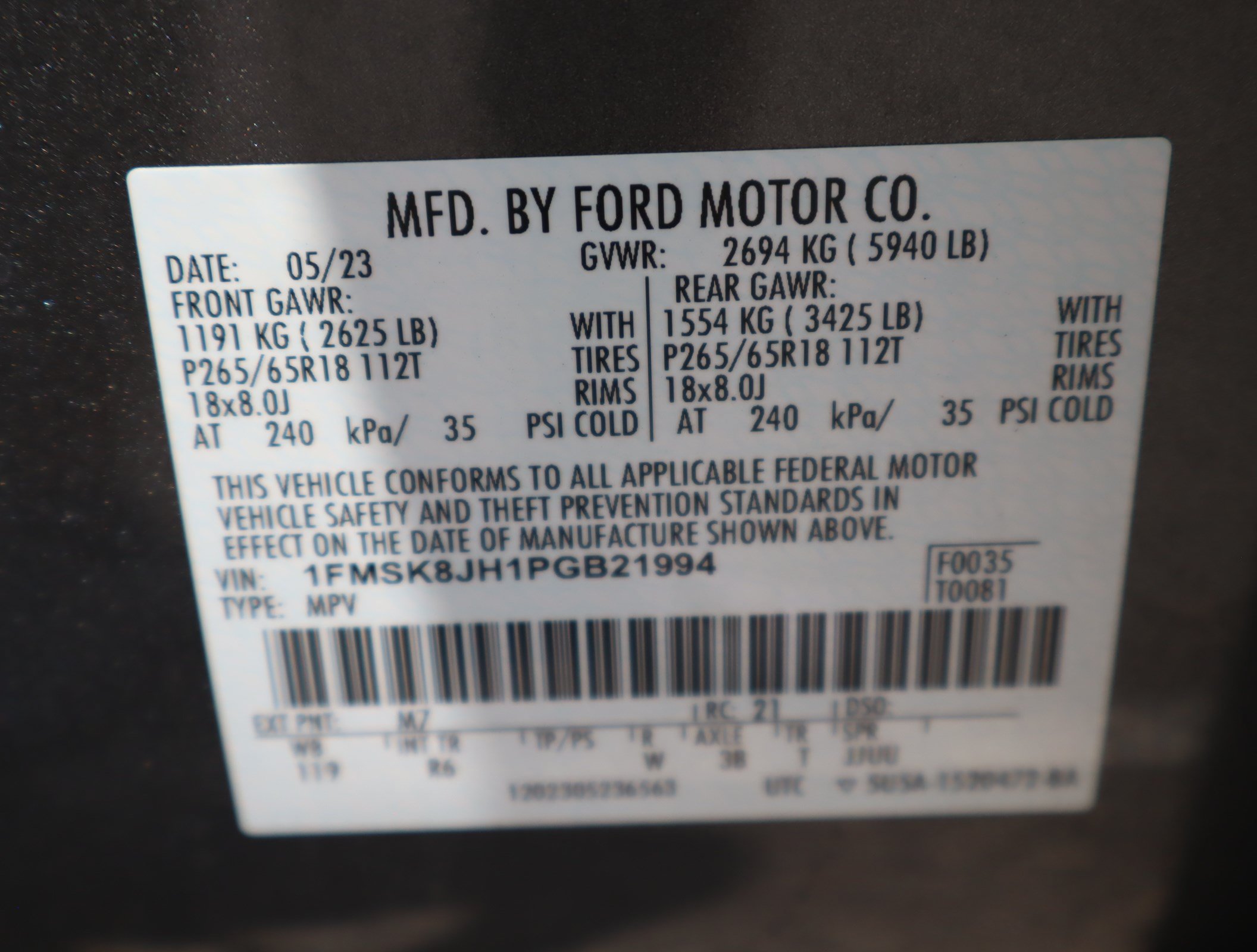 Used 2023 Ford Explorer Timberline w/ Timberline Technology Package AWD/4WD image 41