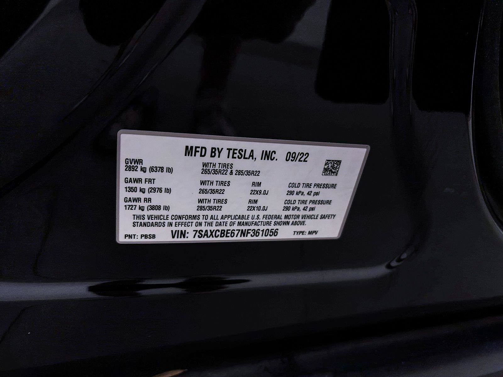 Used 2022 Tesla Model X Plaid AWD/4WD image 36