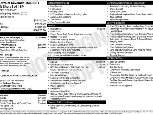 Used 2023 Chevrolet Silverado 1500 RST w/ Convenience Package II AWD/4WD image 29