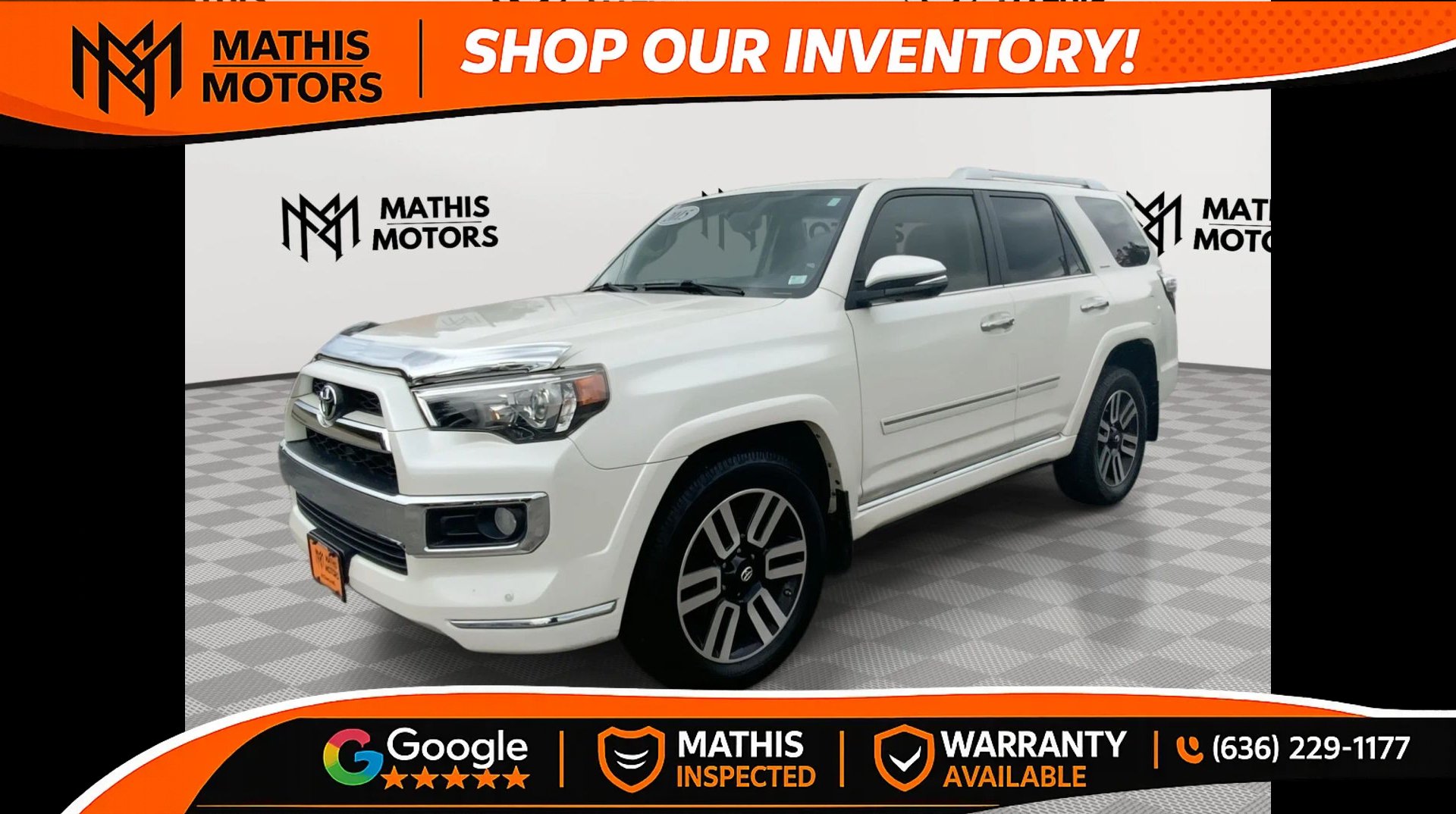 Used 2015 Toyota 4Runner Limited AWD/4WD image 1