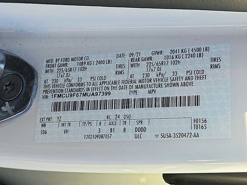 Used 2021 Ford Escape S image 27