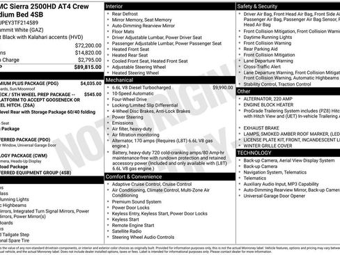 New 2026 GMC Sierra 2500 AT4 w/ AT4 Premium Plus Package AWD/4WD image 37