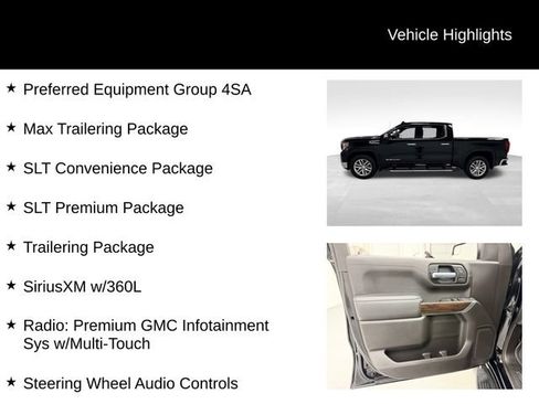 Used 2021 GMC Sierra 1500 SLT w/ SLT Premium Package AWD/4WD image 27