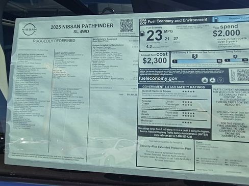 New 2025 Nissan Pathfinder SL image 48