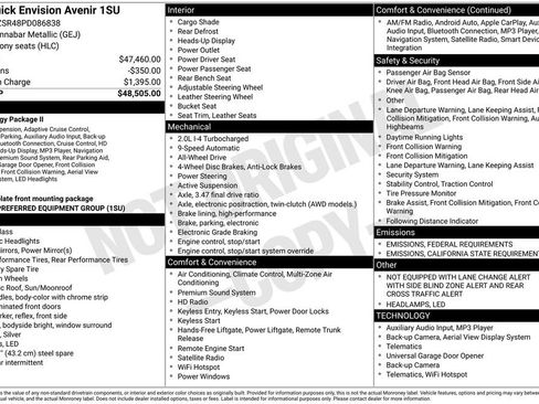 Used 2023 Buick Envision Avenir image 6