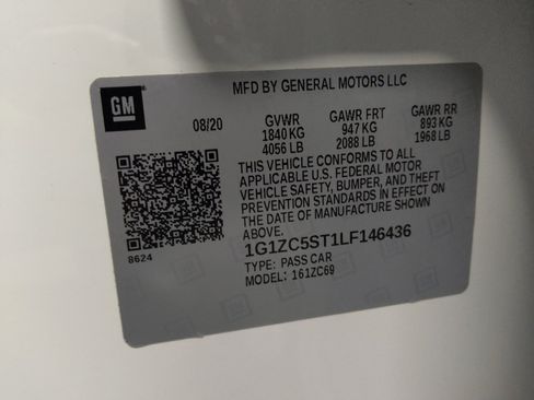 Used 2020 Chevrolet Malibu LS w/ LPO, Convenience Package 1 FWD image 33