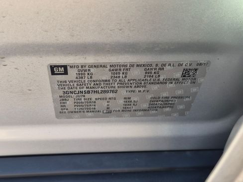 Used 2017 Chevrolet Trax LS w/ LPO, Cargo Package AWD/4WD image 30