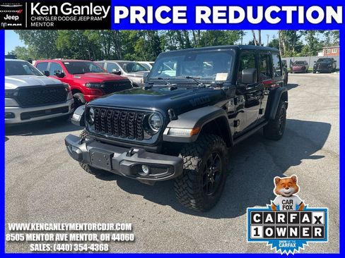Certified 2025 Jeep Wrangler Unlimited Sport S 4xe AWD/4WD image 3