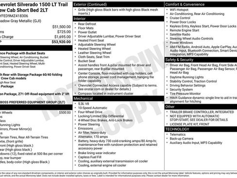 Used 2021 Chevrolet Silverado 1500 LT Trail Boss AWD/4WD image 6