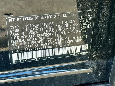Certified 2024 Honda HR-V LX image 13