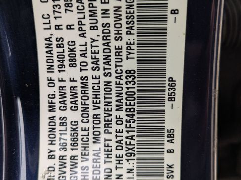 Used 2011 Honda Civic LX image 28