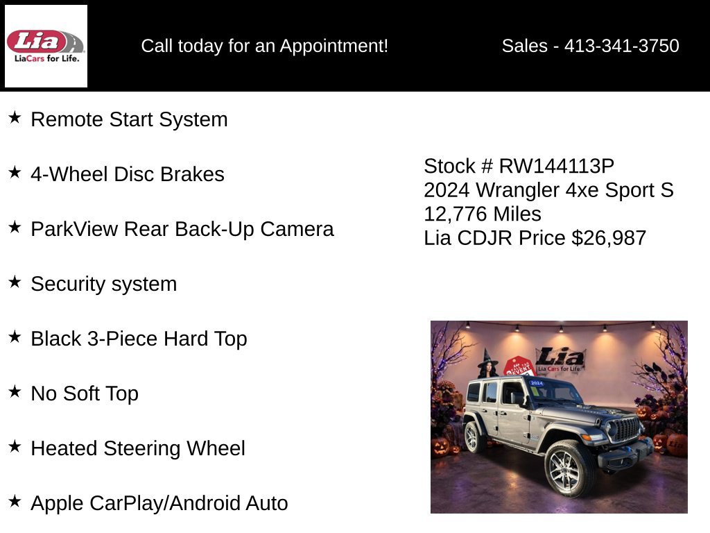 Used 2024 Jeep Wrangler Unlimited w/ Convenience Group AWD/4WD image 16