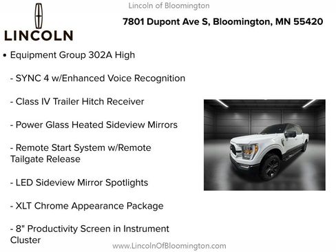 Used 2023 Ford F150 XLT w/ Equipment Group 302A High image 9