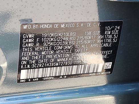 Used 2025 Honda HR-V LX image 27