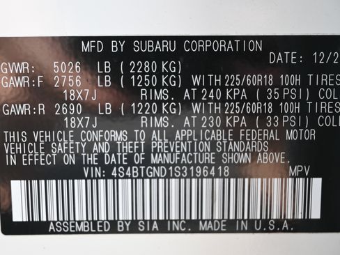 Certified 2025 Subaru Outback Limited XT image 35