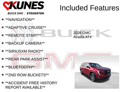 New 2026 GMC Acadia AT4 w/ Luxury Package