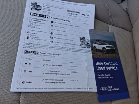 Used 2018 Subaru Legacy 2.5i Premium w/ Eyesight & BSD & Rcta & HBA image 28