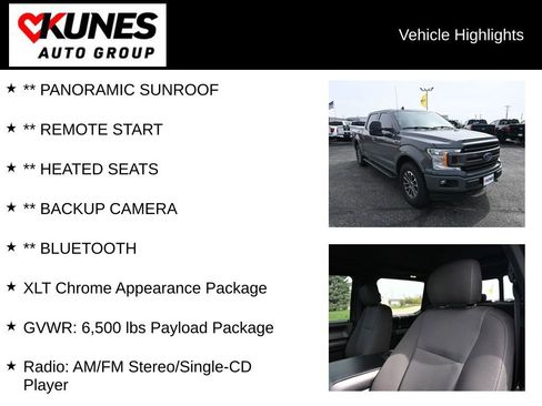 Used 2018 Ford F150 XLT w/ Equipment Group 302A Luxury AWD/4WD image 2