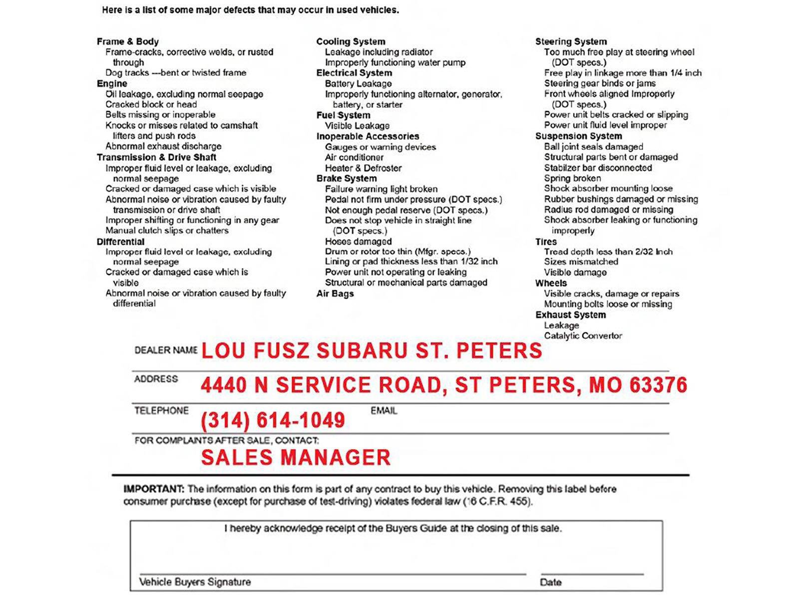 Used 2026 Subaru Outback Limited AWD/4WD image 36