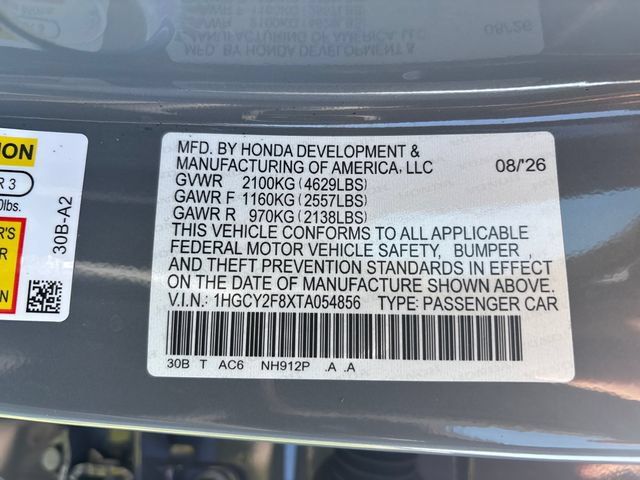 New 2026 Honda Accord Touring image 30