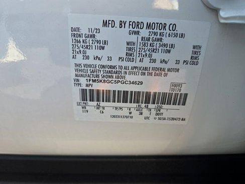 Certified 2023 Ford Explorer ST w/ Equipment Group 401A AWD/4WD image 28