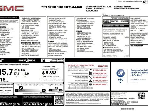 Used 2024 GMC Sierra 1500 AT4 w/ Technology Package image 5