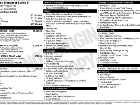 Used 2022 Jeep Wagoneer Series III w/ Premium Group I image 6