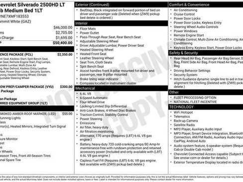 Used 2021 Chevrolet Silverado 2500 LT w/ Convenience Package AWD/4WD image 36