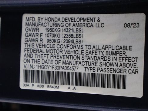 Used 2023 Honda Accord EX image 35